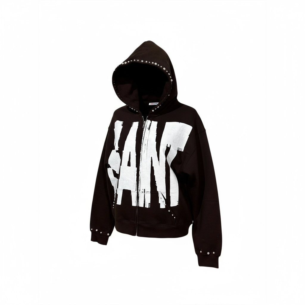 [AC12] GOD’S HAND PEARL FULL ZIP HOODIE